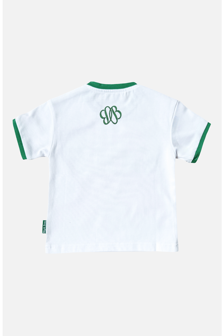 Golf T-Shirt, Alternate, color, White/Green