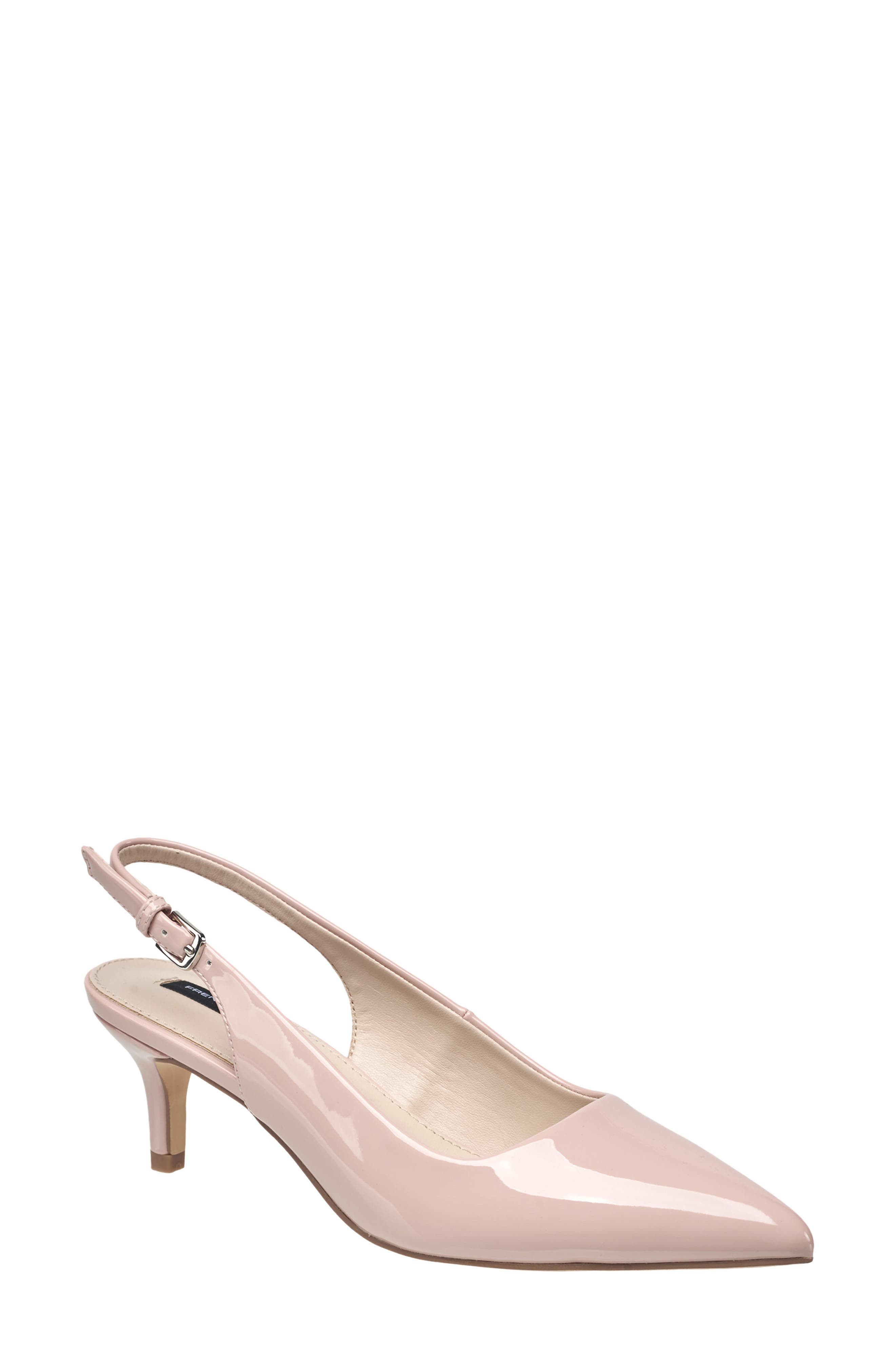 Quinn Faux Leather Slingback Pump