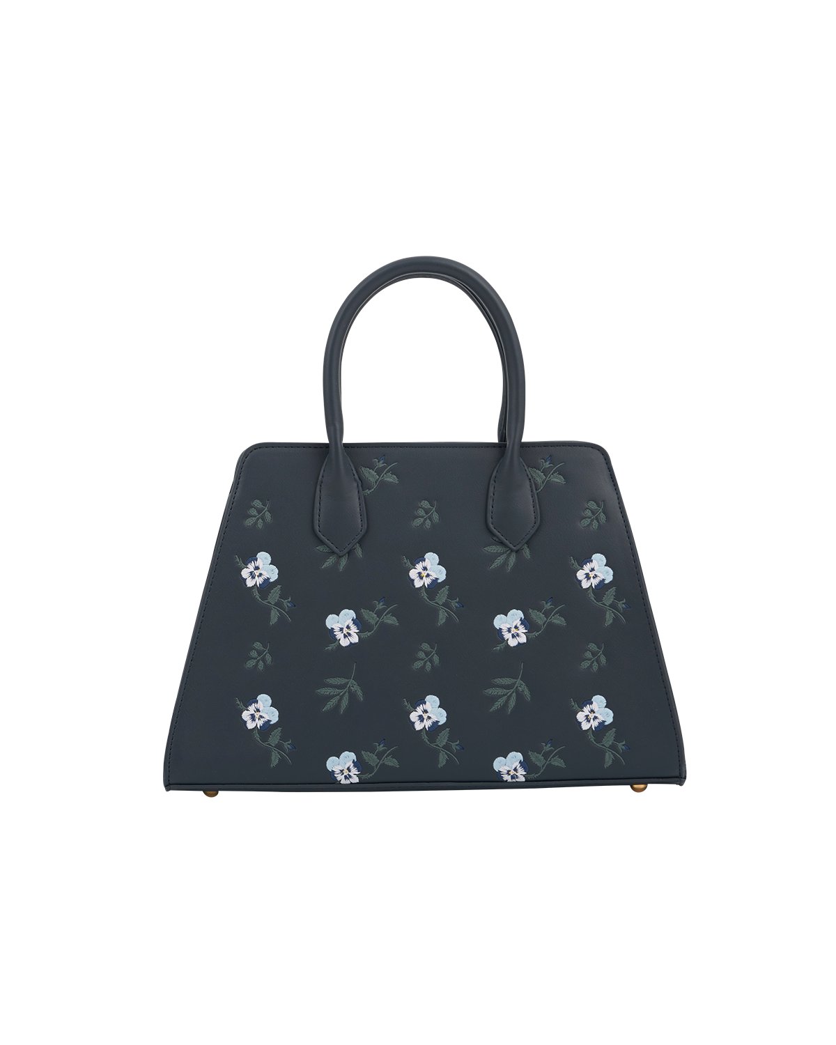 Fable England Navy Disty Medium Structured Tote, Alternate, color, Navy