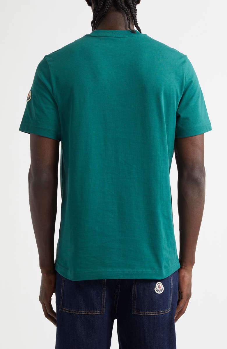 Moncler Logo Patch Cotton Pocket T-Shirt, Alternate, color, 