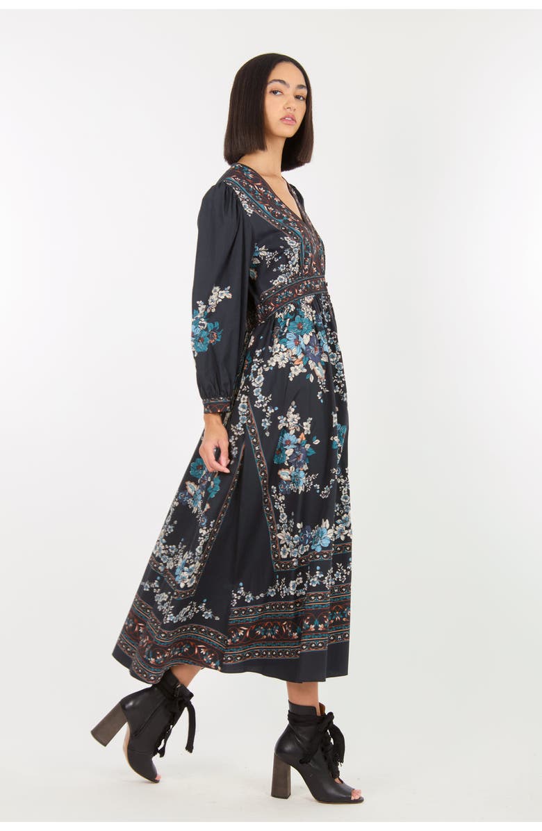 Super Natural by Secret Mission Zaria Dress, Alternate, color, Dark Navy Floral