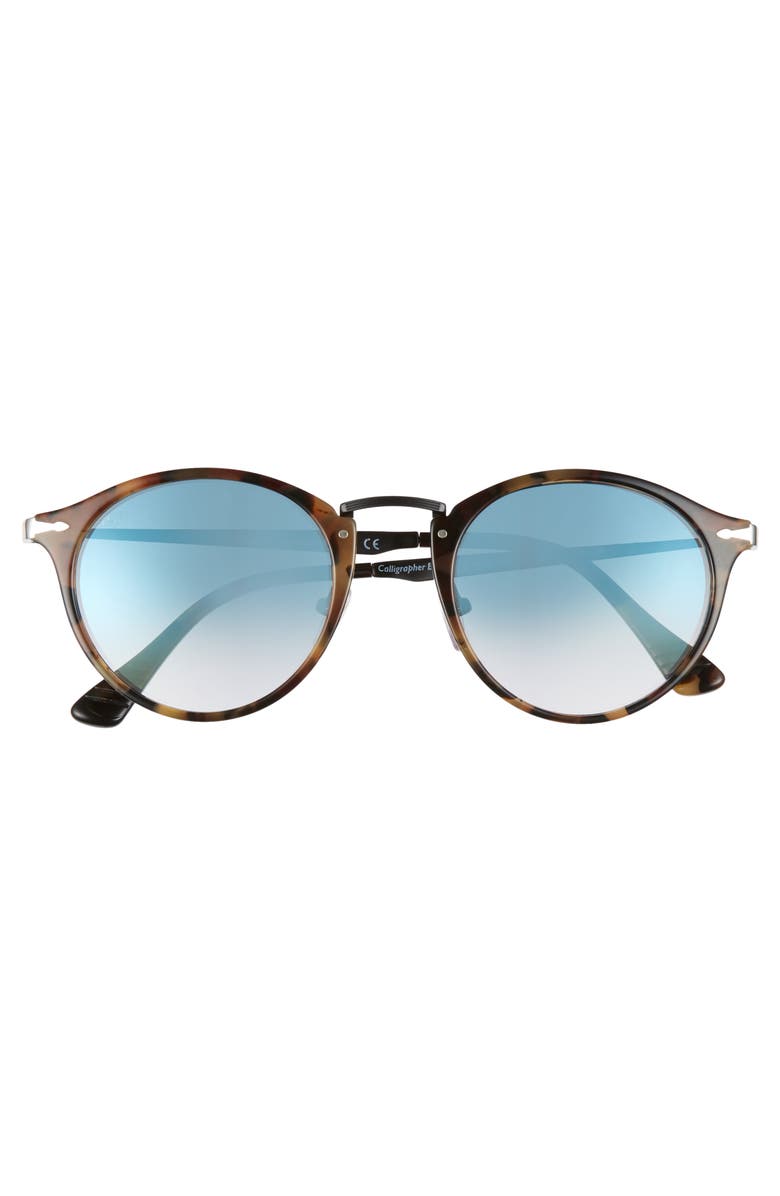 Persol 51mm Round Sunglasses, Alternate, color, 