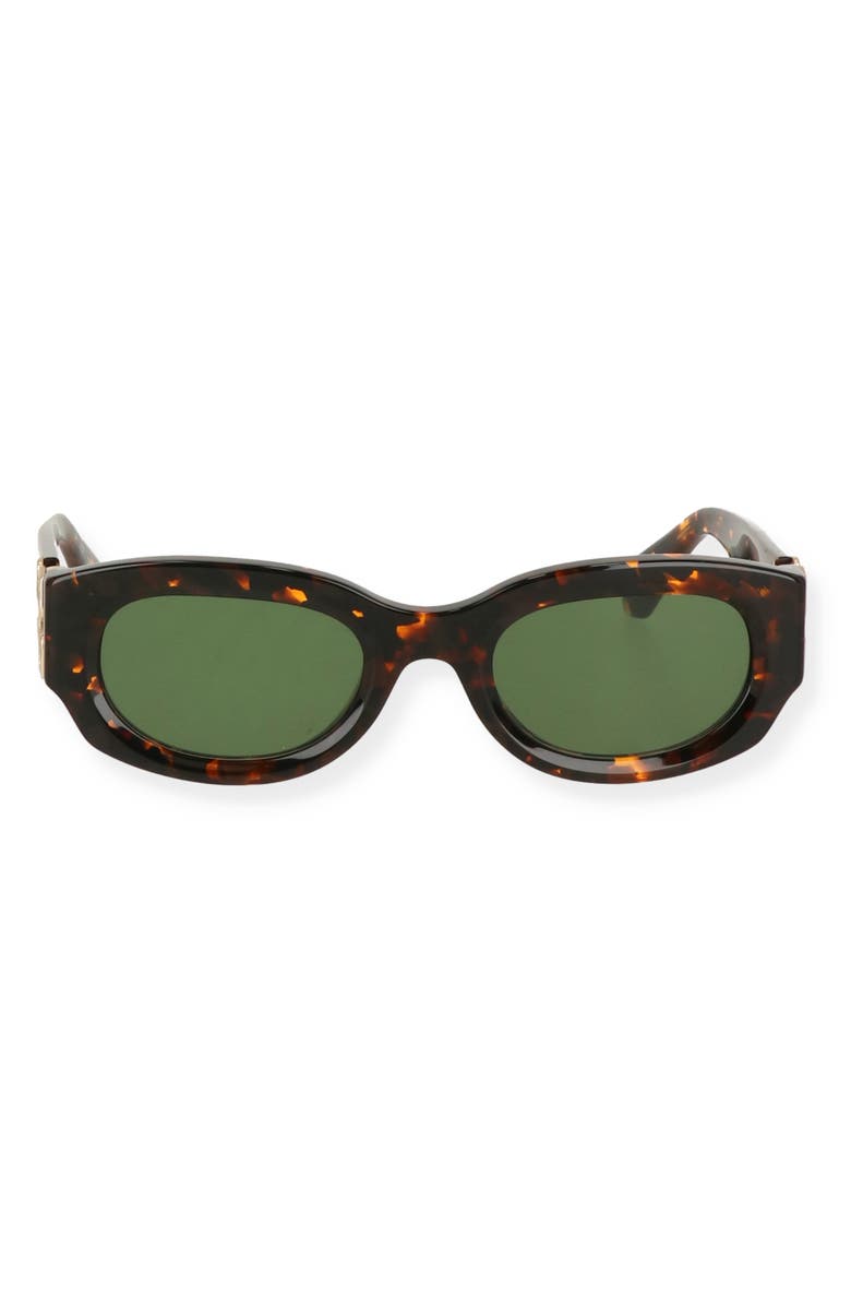 Off-White Palmer 52mm Sunglasses, Alternate, color, Havana Green