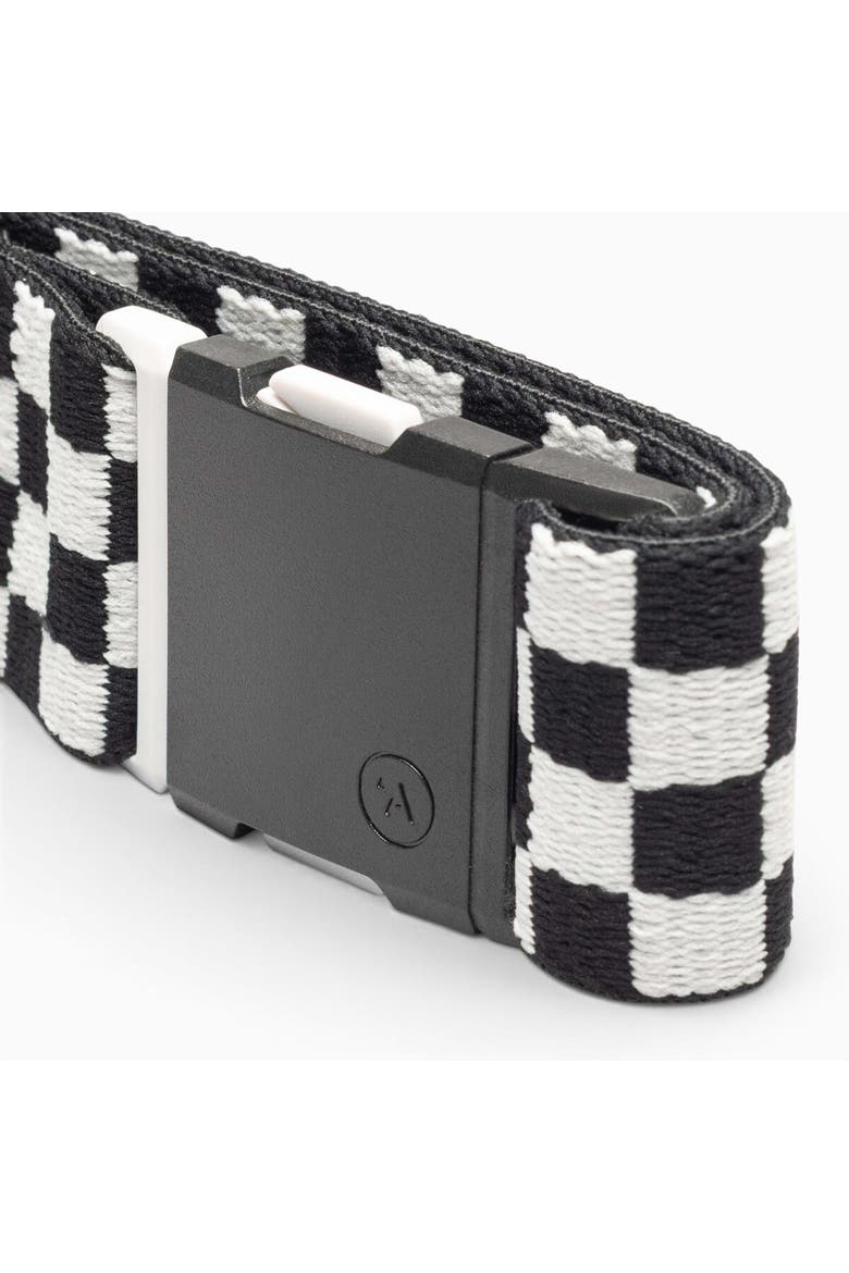 Check Belt, Alternate, color, Black/Glacial