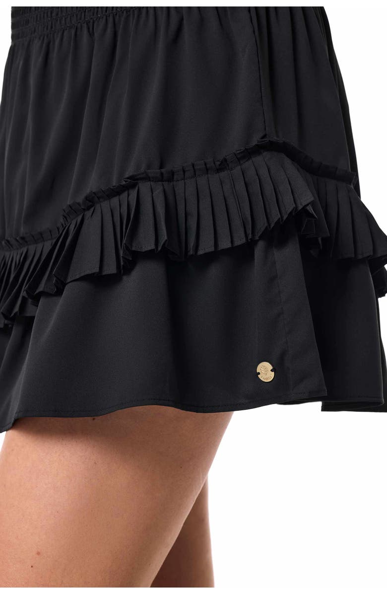 Coolibar Ruffle Skirt - UPF 50+ Sun Protection - Charlotte Bay, Alternate, color, Black