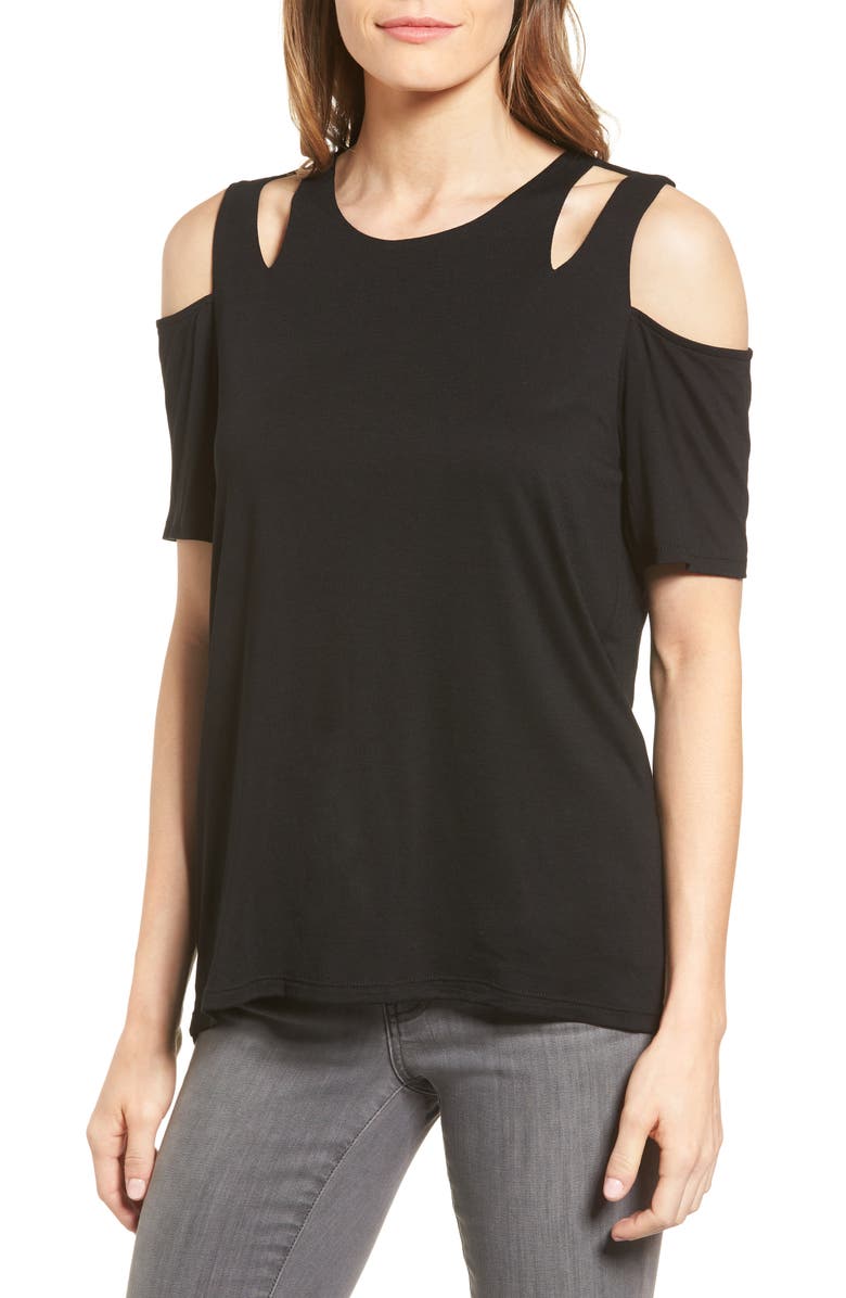 GIBSONLOOK Gibson Cold Shoulder Top, Main, color,