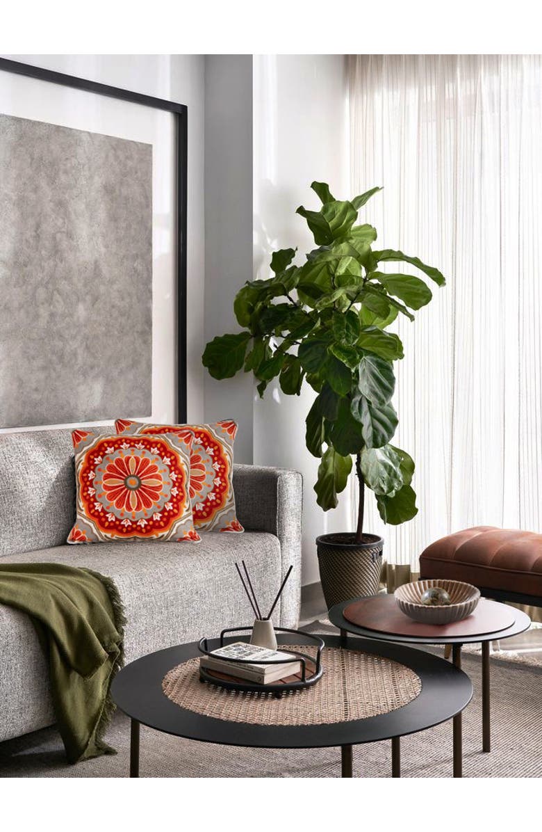 GAURI KOHLI Holi Throw Pillow Cover, Alternate, color, Multicolored