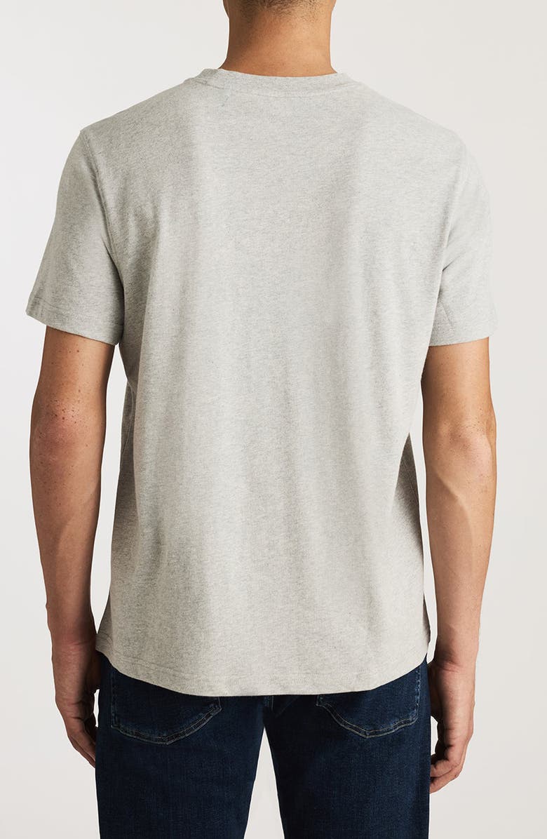 Mavi Jeans Light Grey Mélange Cotton Crewneck T-Shirt, Alternate, color, Grey Melange