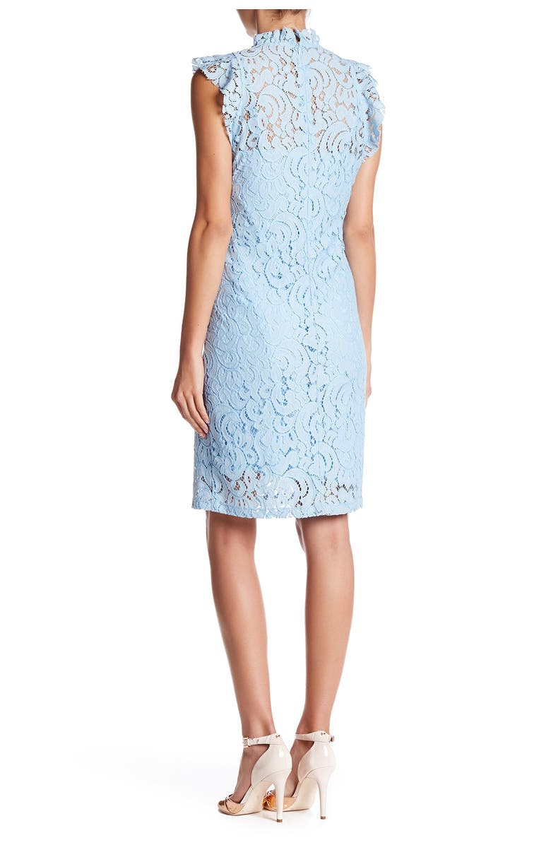 Alexia Admor Lace Cap Sleeve Sheath Dress, Main, color, 