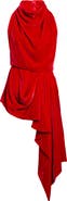 Givenchy Open Back Draped Velvet Top