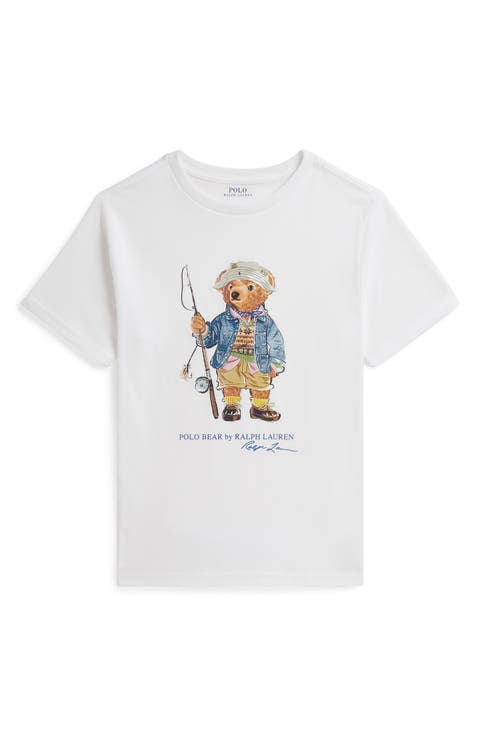 Kids' Polo Bear Cotton Graphic T-Shirt (Big Kid)