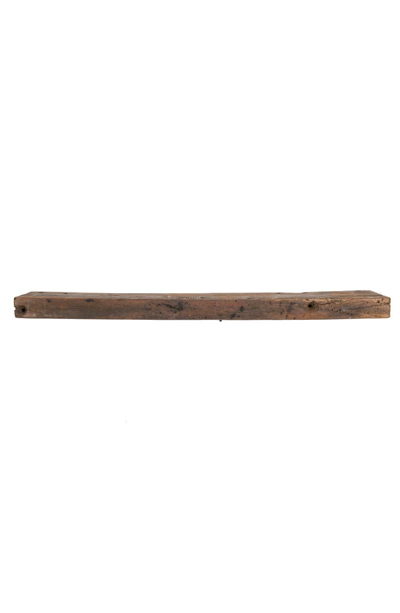 Storied Home Reclaimed Wood Floating Wall Shelf, Main, color, 