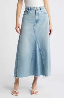 FRAME The Dorothy Denim A-Line Skirt