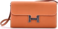 Pre-Owned Hermes Constance To Go Wallet Evercolor