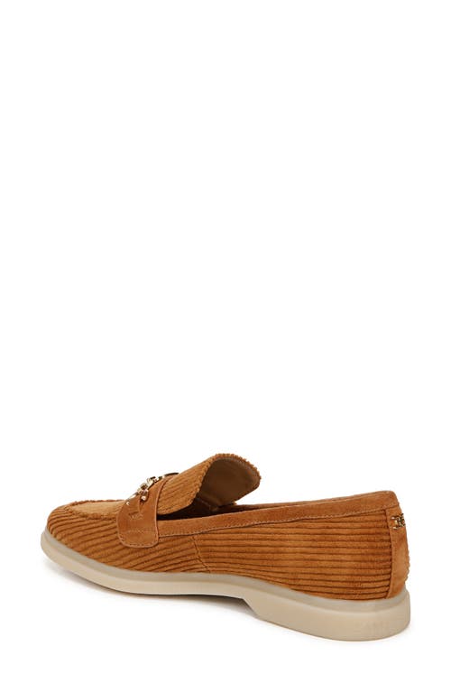 Sam Edelman Kyana Bit Loafer Harvest Brown Corduroy