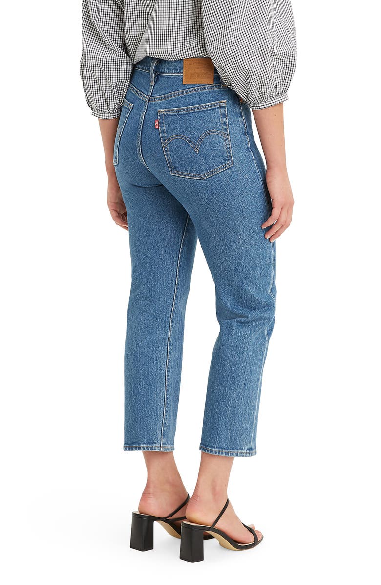 Levi's<sup>®</sup> The Wedgie High Waist Straight Leg Jeans, Alternate, color, 