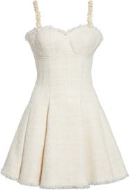 Balmain Tweed Shell Skater Minidress