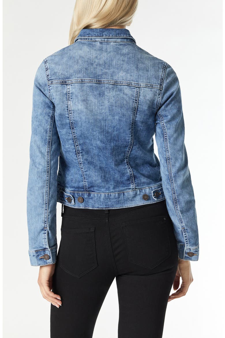 Samantha Denim Trucker Jacket, Alternate, color, BLEACH RANDOM NOLITA