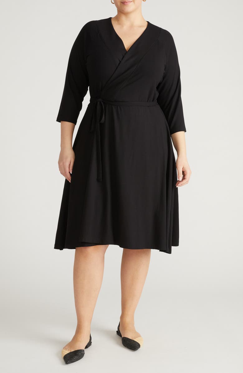 Universal Standard The Divine Jersey Wrap Dress, Main, color, 