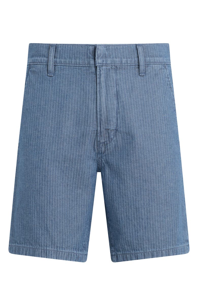 Hudson Jeans Venice Ribbed Cotton Herringbone Chino Shorts, Alternate, color, 