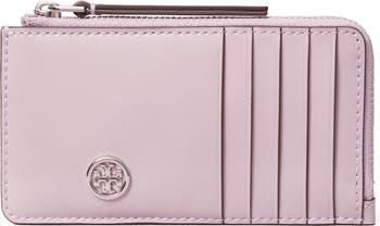 Tory Burch Robinson Spazzolato Leather Card Case | Nordstrom