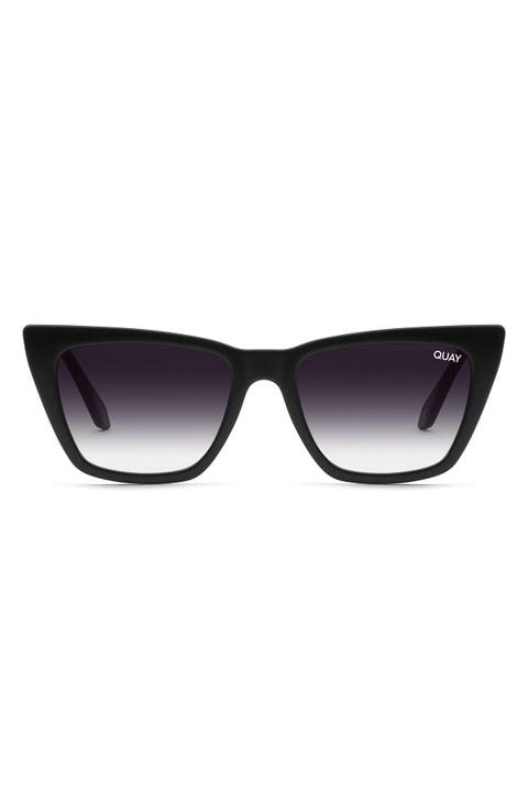 Call The Shots 54mm Gradient Cat Eye Sunglasses