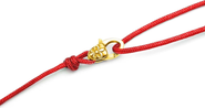 Nialaya Wrap-Around Lock String Bracelet