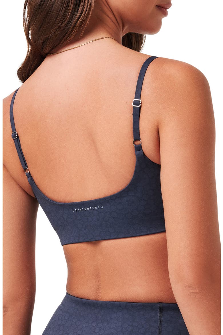 Moveknit Resilience Longline Sports Bra, Alternate, color, OMBRE BLUE MULTI