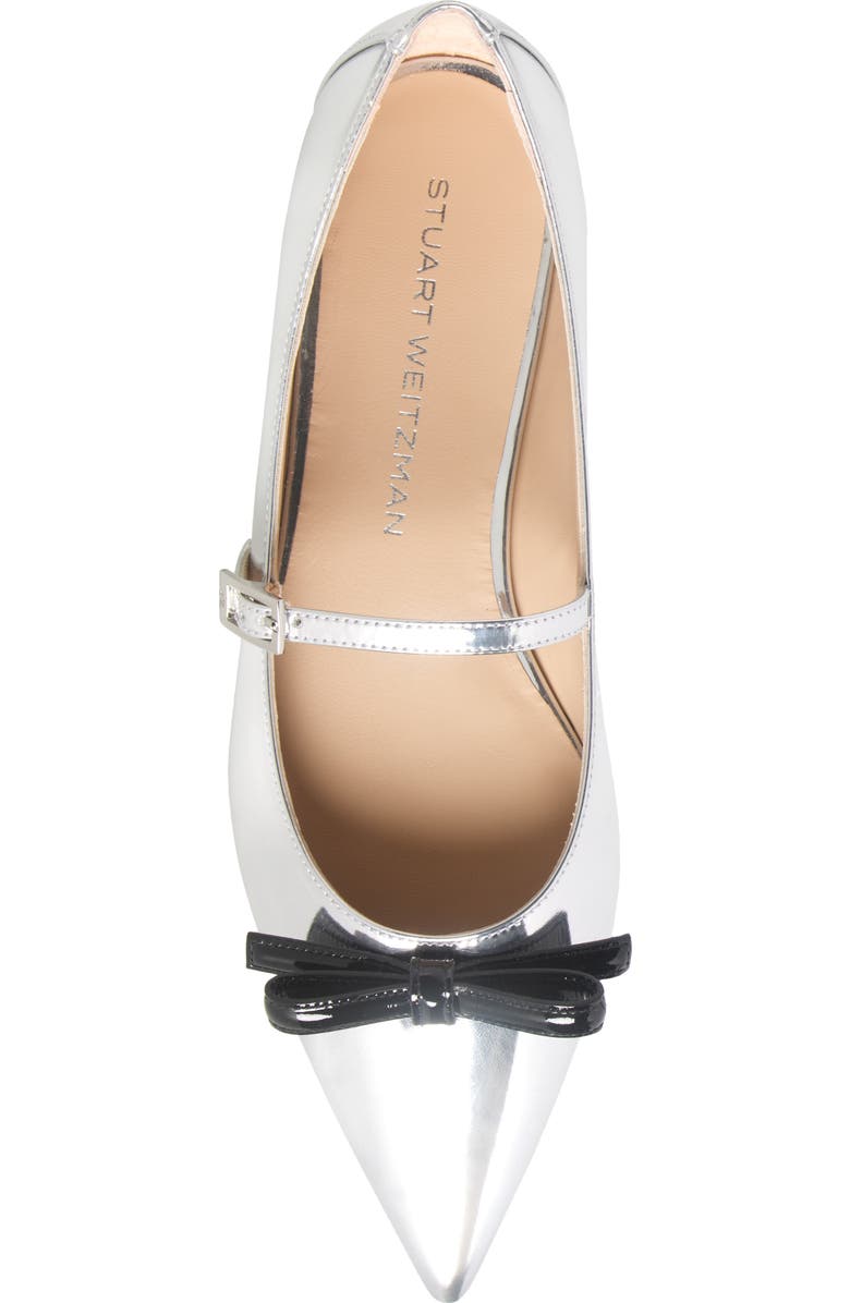 Stuart Weitzman Felicity Bow Mary Jane Flat, Alternate, color,