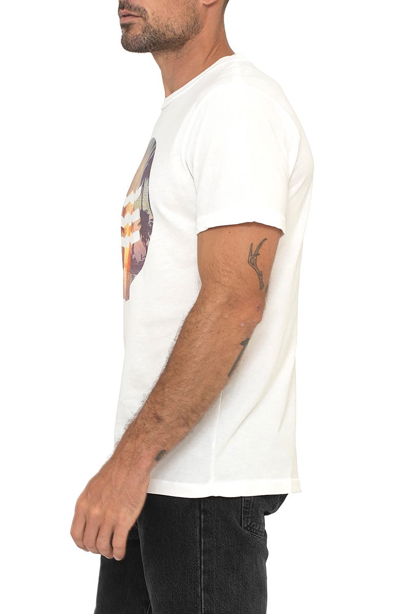 Sol Angeles Sunset Graphic Tee, Alternate, color, D White