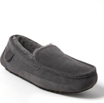 Men's Fireside Melbourne Genuine 2024 Shearling Moccasin Slippers Men's Shoes