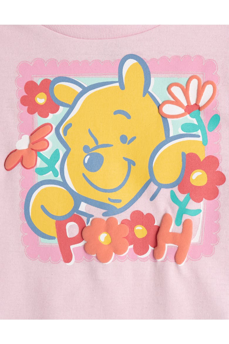 Winnie the Pooh 2-Piece Short Sleeve Tee and Gauze Shorts Set, Alternate, color, Pink Multi Pooh