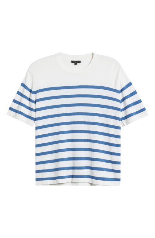 Rails Striped Cotton Cashmere Short-sleeve Tee In Sailor Stripe