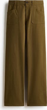 H&M Wide Twill Trousers