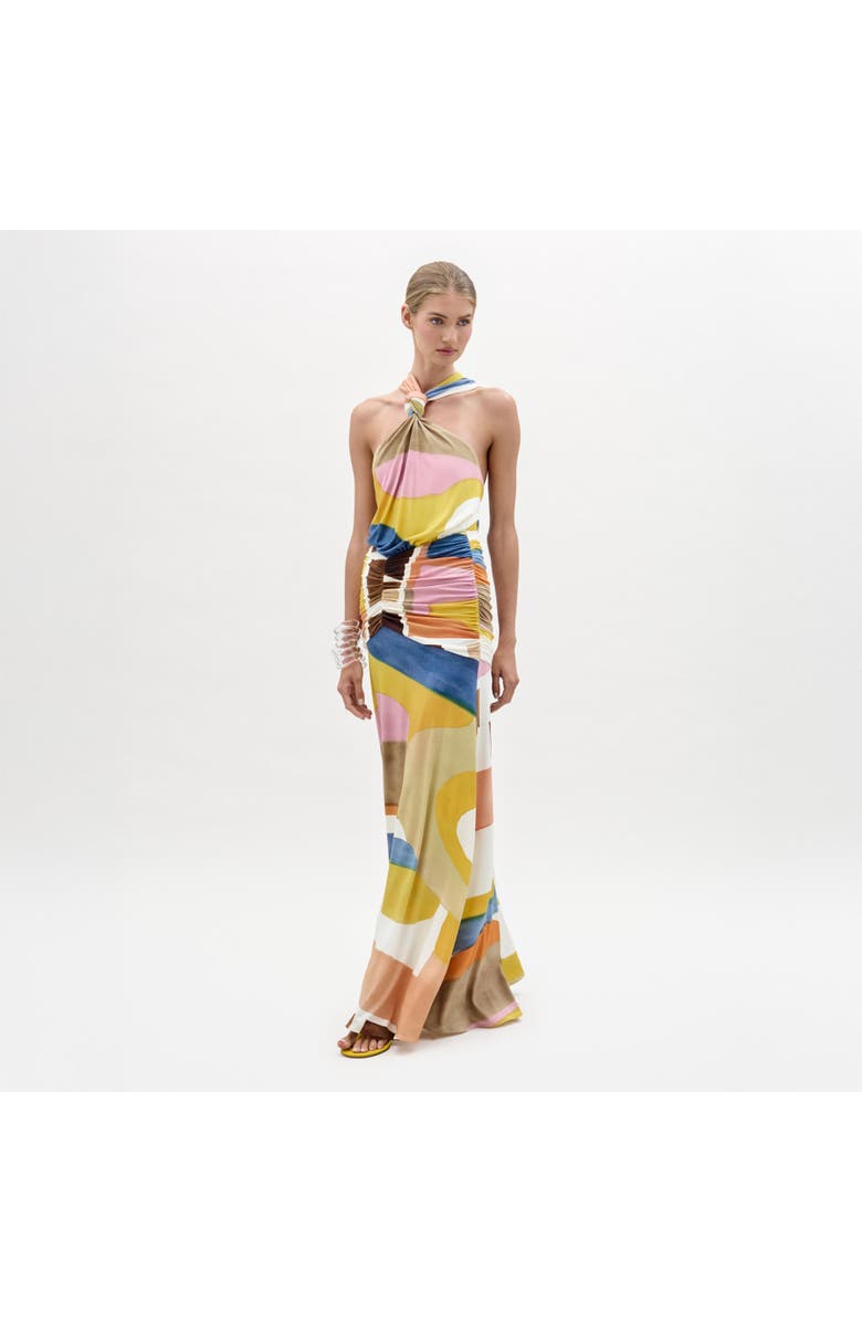 SILVIA TCHERASSI Jedda Dress, Main, color, Abstract Print
