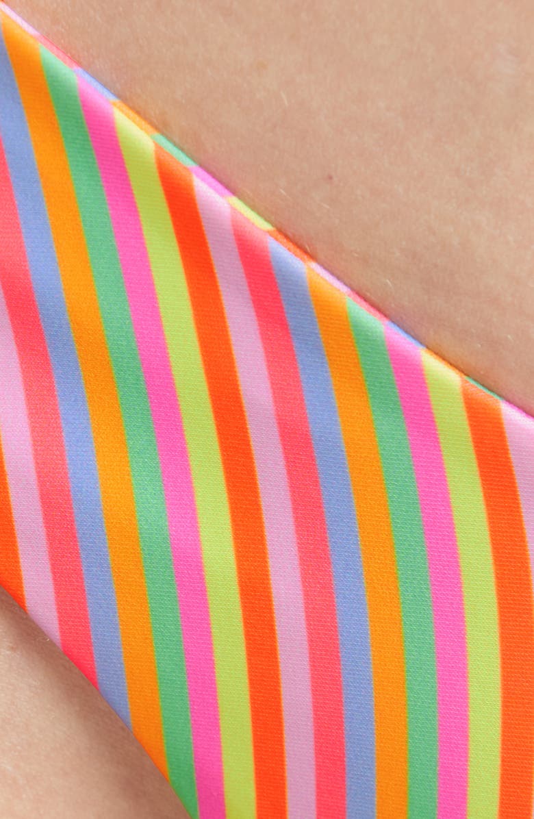 Kulani Kinis Y-Cut Thong Bikini Bottoms, Alternate, color, Sunshine Sorbet