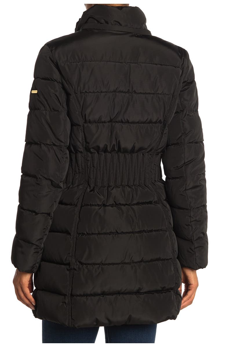 Laundry by Shelli Segal Faux Fur Hood Quilted Puffer Jacket, Alternate, color, 