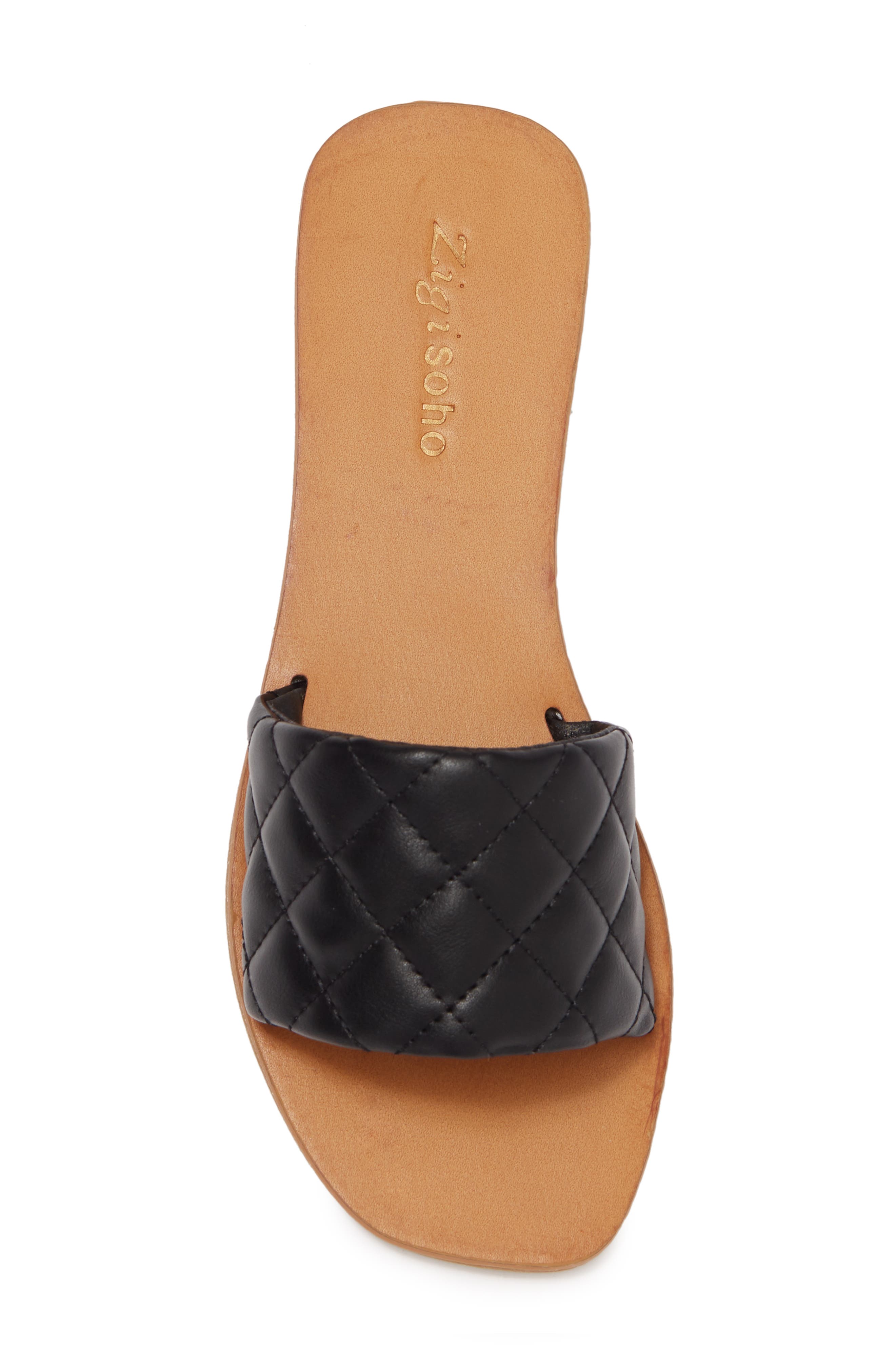 ZIGIny Kaily Quilted Slide Sandal, Alternate, color, 