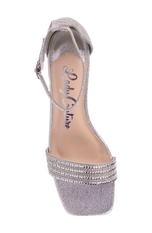 Lady Couture Doris Ankle Strap Sandal In Animal Print