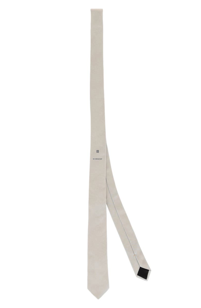 Givenchy 4G Silk Jacquard Tie, Alternate, color, Clay Black