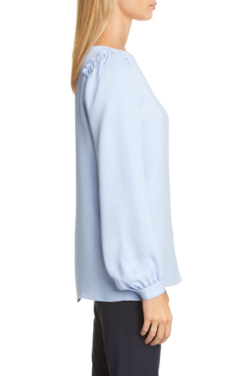 Lafayette 148 New York Albright Silk Blouse, Alternate, color,