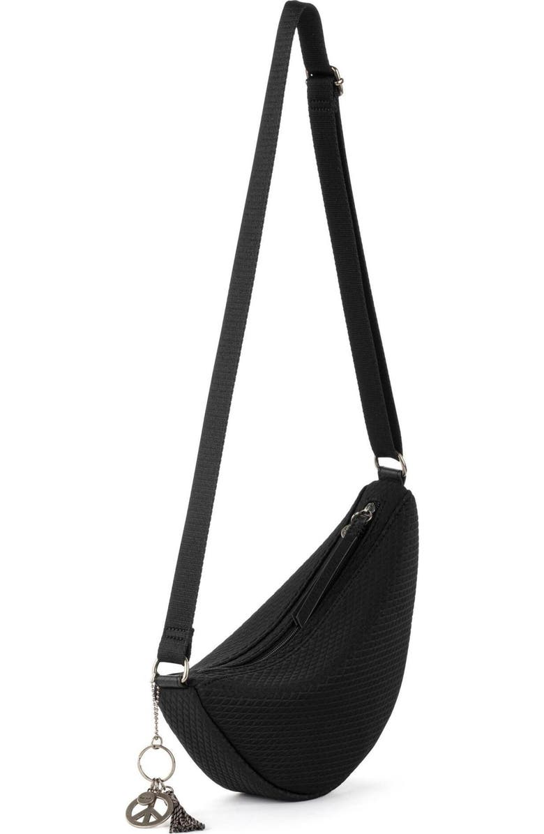 The Sak Tess Sling Crochet Bag, Alternate, color, Black Crochet