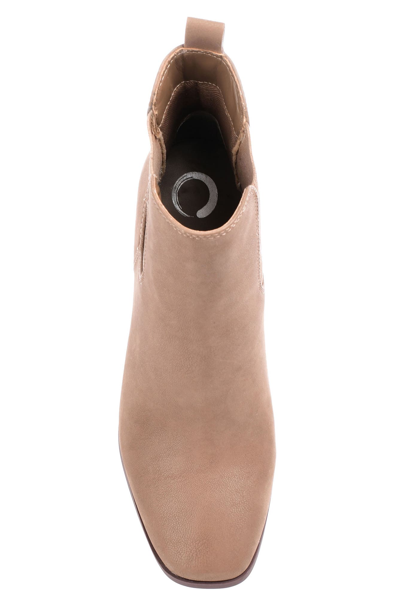Journee Collection Maxxie Vegan Leather Chelsea Bootie, Alternate, color, Taupe