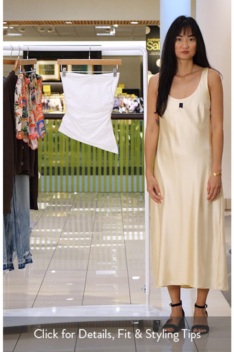 Ruched Asymmetric Strapless Top video
