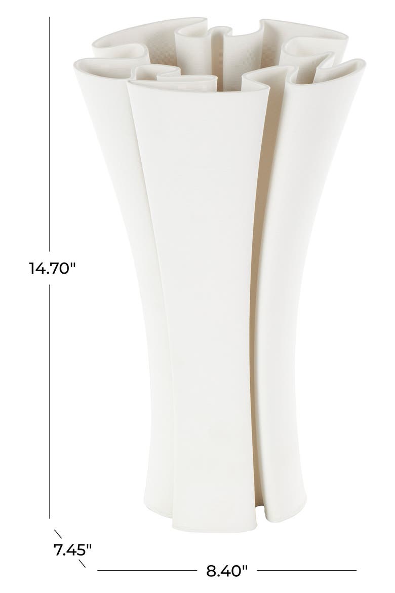 Ceramic Vase, Alternate, color, WHITE
