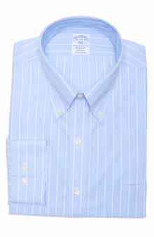 Brooks Brothers Regular Fit Stripe Button-Down Cotton Shirt