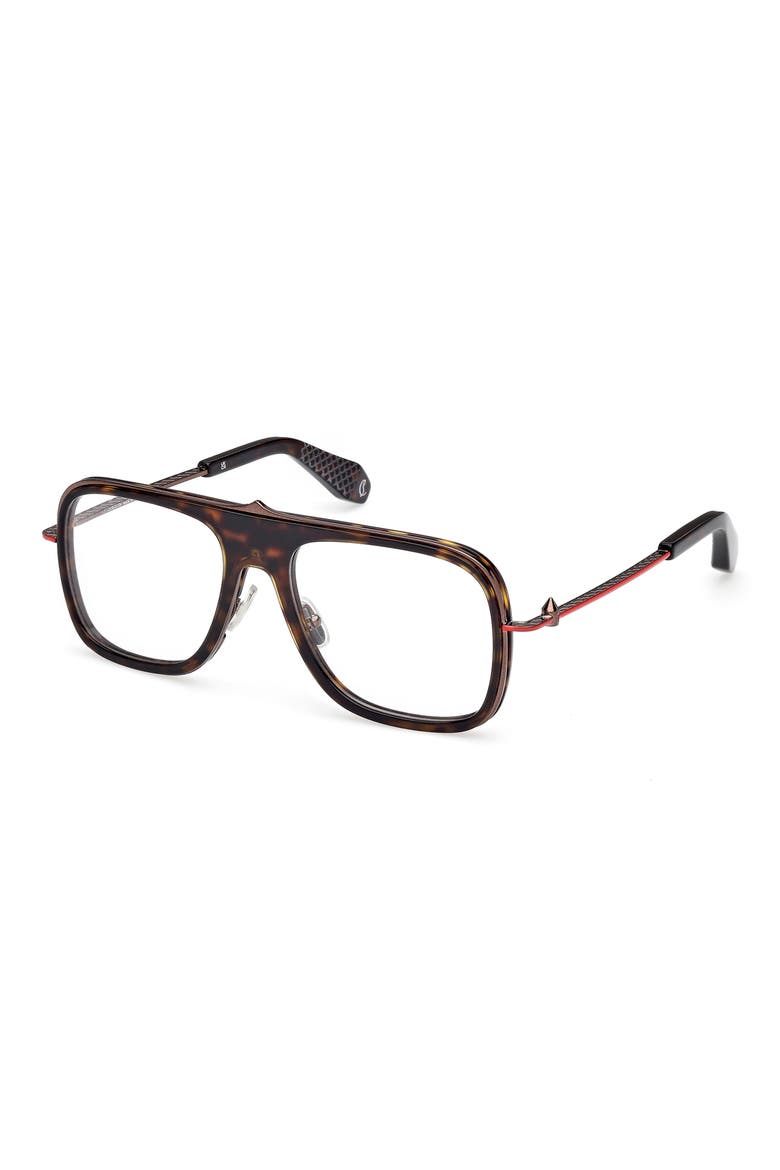 58mm Navigator Optical Glasses, Alternate, color, DARK HAVANA / BRONZE