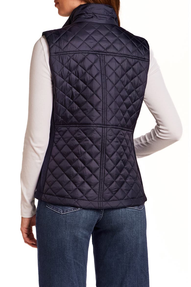 Quilted Vest, Alternate, color, NAVY