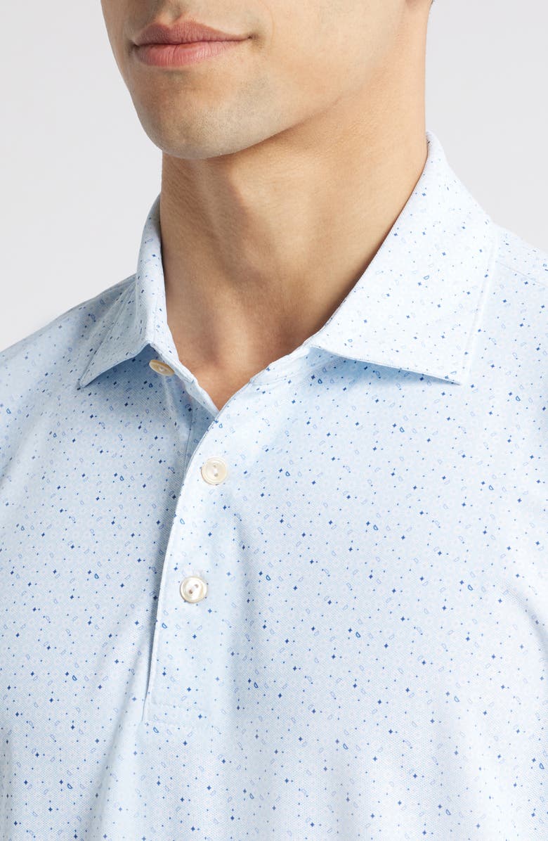 Peter Millar Casa Nova Performance Mesh Polo, Alternate, color, White