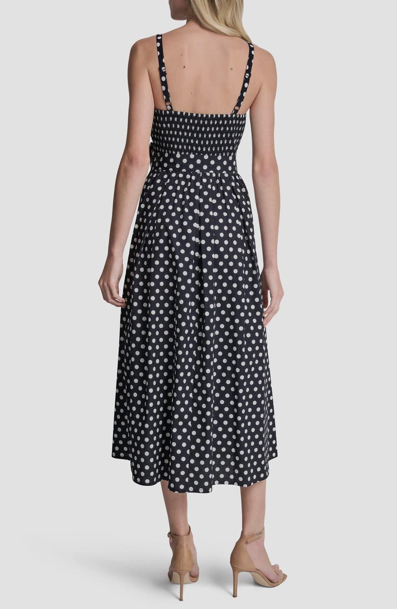 DKNY Sleeveless Maxi Dress, Alternate, color, Coin Dot